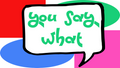 You Say What Guessing Game