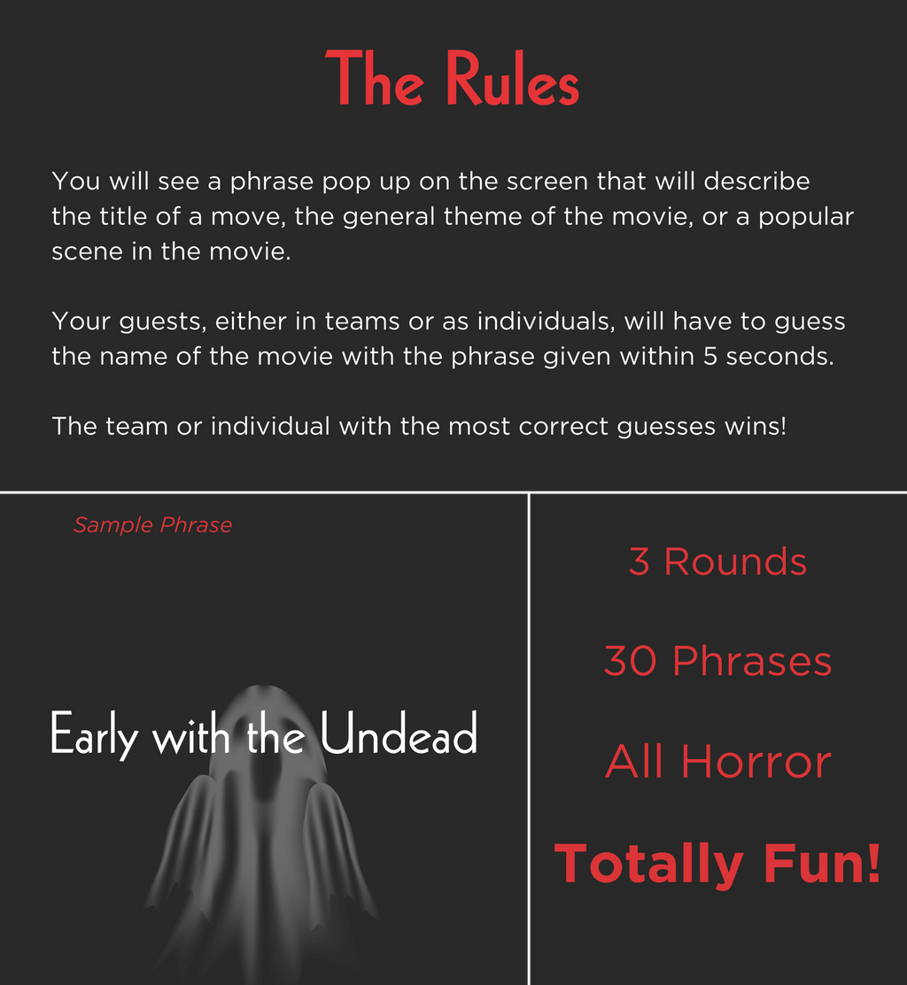 What It Is - Horror Movie Edition