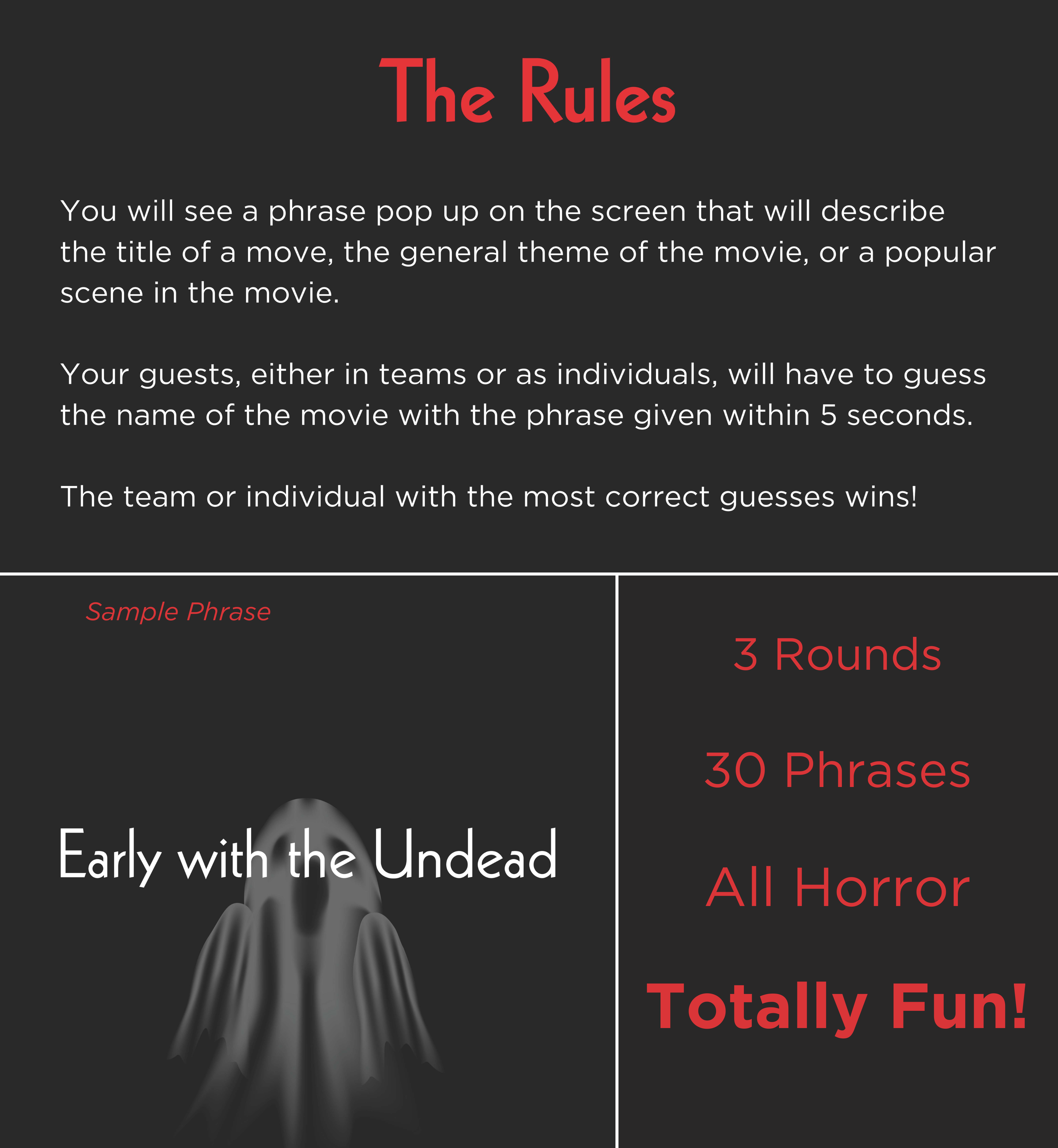 What It Is - Horror Movie Edition